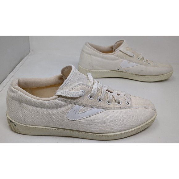 VINTAGE Men's Tretorn Nylite Canvas Sneakers Tennis Shoes Sz 7.5 D Made in Korea - Picture 1 of 12